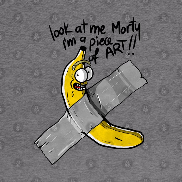 Banana Duct tape on the shirt by A Comic Wizard